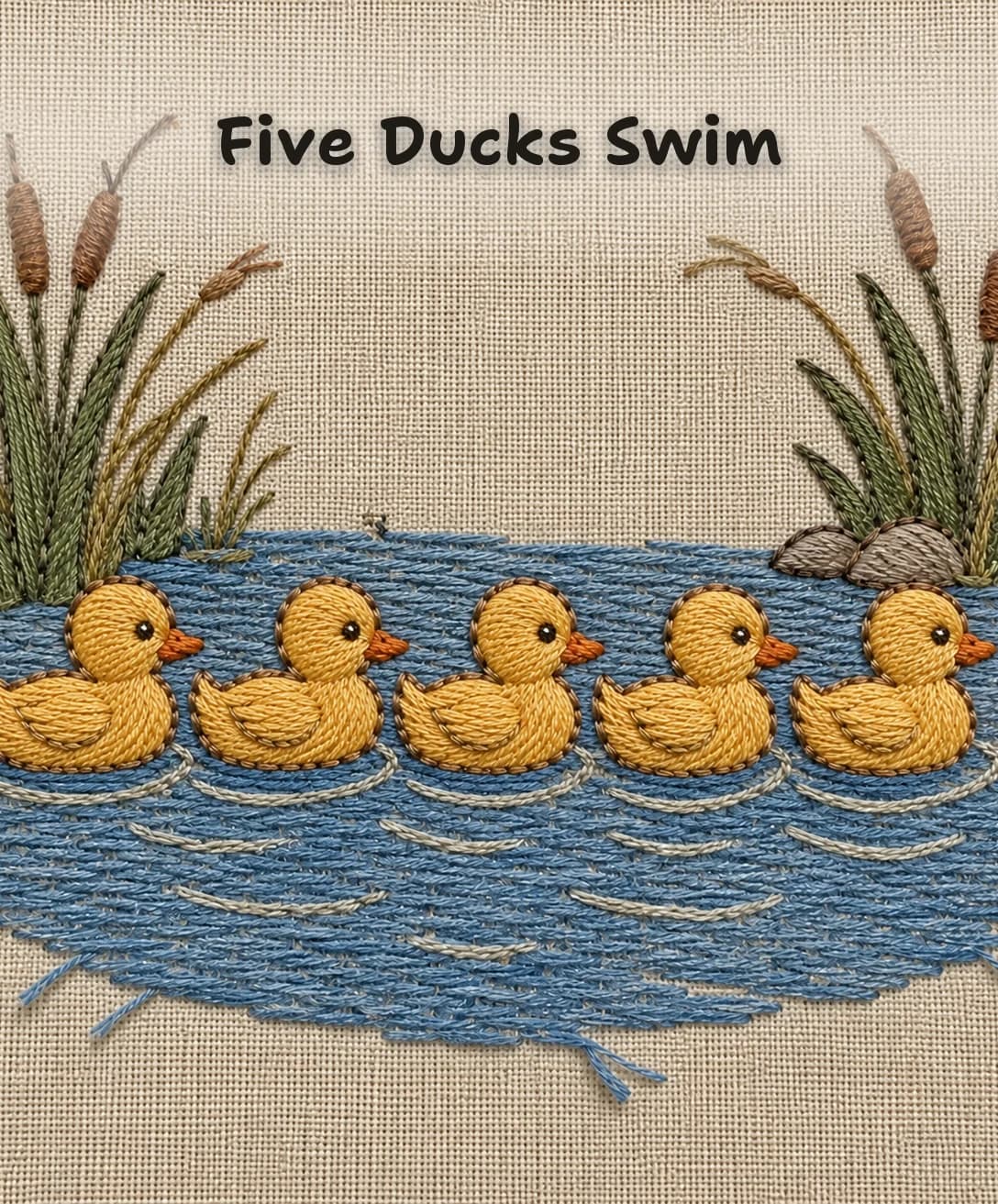 Five Ducks Swim